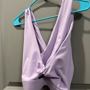 A brand new twist front Fabletics sports bra